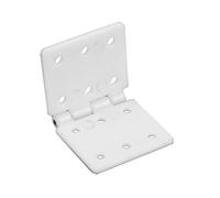 20 Pieces/Set of Flat-Leaf for White Airplane Remote Control Fixed-Wing Aircraft, Hinge, with Drainage Groove
