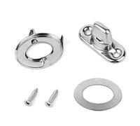20 Pieces Set of Stainless Steel Twist Lock Fasteners for Canvas and Marine Applications Includes Eyelets and Studs