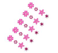 20 Pieces Small Rhinestones Floral Hairpins With Faux Pearls Multipurpose Hair Clip Hair Decoration For Women Girls