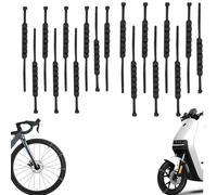 20 Pieces Snow Chains For Mobility Scooter Nylon 50cm Anti-skid Snow Chain Non-Slip Snows Mud Chains, Reusable Security Cha-ins, Motorcycle Tire Chain For Car SUV Pickup Trucks E-Bike Motorbike