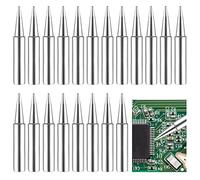 20 Pieces Soldering Iron Tips 900M-T-B Replacement Soldering Tips Solder Iron Welding Tip Solder Iron Tips Compatible with Hakko, TENMA, ATTEN, Quick, Aoyue, Yihua Soldering Station