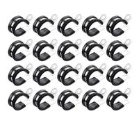 20 Pieces Stainless Steel Solar Cable Clips Cable Clamps Wire Clips Solar Management for Wire Stainless Steel Clamp