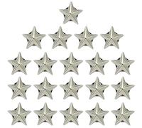 20 Pieces Star Badge Silver Lapel Pin for 4th of July Memorial Day Veterans Day