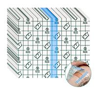 20 Pieces Tattoo Aftercare Waterproof Bandage, 10 x 12 cm Transparent Stretch Adhesive Bandage, Clear Adhesive Bandages, Protective Waterproof Film Dressing Cover Tape, Second Skin Tattoo Cover