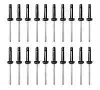 20 Pieces Tri-Grip Tri-Fold Rivet Aluminum Pop Rivets for Kayak Canoe Boat