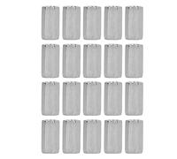 20 piezas Tuerca de acoplamiento hexagonal M6 Kit de tuercas de conector de óxido de acero inoxidable Diseño hexagonal de acero inoxidable 304 plateado para pernos Espárragos