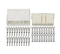 20 Pin snowy Plastic Solder Plate Connector PCB Board Bent Needle With Terminal DJ7201-1.8-10/21 20P(5 Sets)