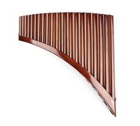 20 Pipes Pan Flute E Key Musical Instruments Brown Woodwind Instrument Handmade Pan Pipes