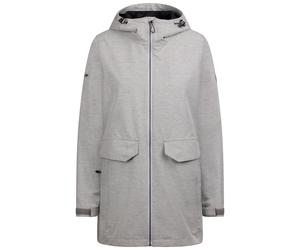 (20, Platinum Marl) Trespass Womens Waterproof Hooded Jacket Crystals