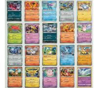 20 Pokemon Cards English All Shiny - 100% Holo and Reverse Holo, No Common Cards - Genuine Original Cards from Official Booster Packs - Random Bundle for Binders and Collections, Gift for Kids