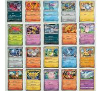 20 Pokémon Cards, German All Glittering, 100% Holo and Reverse Holo, No Ordinary Cards, Authentic Original Cards from Official Boosters, Random Set, Gift Idea for Children