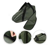 20" Portable Chainsaw Carry Bag for 12-16" Chainsaws - Heavy-Duty 600D Polyester Protective Holdall with Carry Handles, Green Chain Saw Storage Box