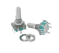 20 Position 360 Degree Rotary Encoder EC11 Push Button 5Pin Handle Long With A Built In Switch 5Pcs(20MM Half handle)