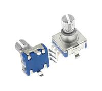 20 Position 360 Degree Rotary Encoder EC11 w Push Button 5Pin Handle Long 12MM With A Built In Push Button Switch(5PCS)