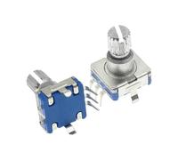 20 Position 360 Degree Rotary Encoder EC11 w Push Button 5Pin Handle Long 12MM With A Built In Push Button Switch(1PCS)