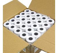 Double Dragon 57x40mm Premium Thermal Paper Rolls - Compatible with Barclays, Ingenico, Pax, Verifone, Worldpay, Spire, POS EPOS PDQ Terminals - Pack of 100