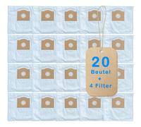 20 Premium Vacuum Cleaner Bags Compatible With Rowenta RB 111