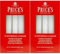 20 Prices Household Candles Candles 5 Hours Burning Time Diameter 2cm White