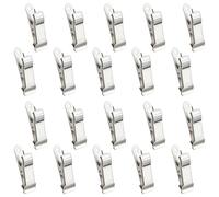 20 Professional Document Clips for Woodworking, Luxa | Hanging Hole Document Clips, Construction Site Metalwork Craft Projects for Home Improvement