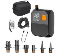 20 PSI SUP Air Pump,Rechargeable Paddle Board Pump 8000mAh,120L/Min Rechargeable Sup Pumps,Intelligent Inflation,Led Touchable Screen,for Kayaks Sails,Kite,Tent,Mattress