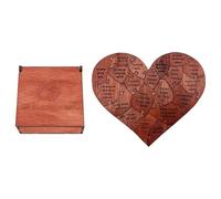 20 Reasons Why I Love You Heart Puzzle, Romantic Heart Puzzle With Box, Valentines Day Gift