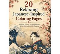 20 Relaxing Japanese-Inspired Coloring Pages: Beautiful Ukiyo-e Art for Adults