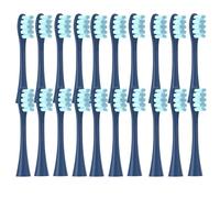 20 Replacement Heads, Compatible with Oclean Flow/X/X PRO/ Z1/ F1/ One/Air 2/SE Brush Heads, Soft Toothbrush Vacuum Cleaner Bristles (Blue)