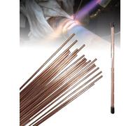 20 Rods Brazing Rods, Copper Brazing Rods 1/16" X 13.78", Copper Solder Round Self Fluxing for Copper Pipes HVAC Experimental Refrigeration Equipment