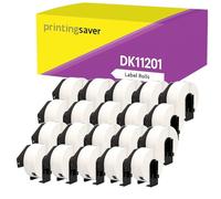20 Rolls Compatible DK-11201 Address Labels, 29 x 90 mm, 400 Labels/Roll, White - Bulk Pack - for Brother P-Touch QL-500 to QL-1060N
