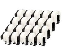 20 Rolls Compatible DK-11201 Address Labels, 29 x 90 mm, 400 Labels/Roll, White - High-Capacity Set - for Brother P-Touch QL-500 to QL-1060N