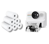 20 Rolls, Compatible Replacement Instant Print Paper Rolls for Kids HiMont Instant Cameras, 57x25mm, BPA-Free, 20 Rolls