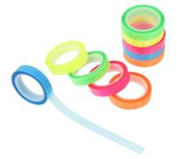 20 Rolls of Highlighter Tapes Pet Material, Waterproof and Removable Adhesive Note Tabs for Reading, Highlighting, and Handwritten Remarks, for School and Office Use