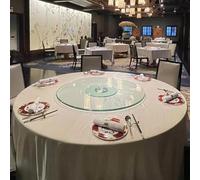 20" Rotating Serving Tray for Dining Table 27" Tempered Glass Lazy Susan Turntable 35" Round Large Tabletop Serving Plate For Home Kitchen 35" Heavy Duty 39" Explosion-Proof Anti-Rollover (S