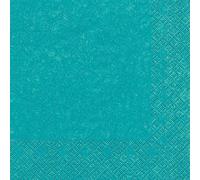 20 Serviettes Plain colours Turquoise / Modern / Wedding / Christening / Communion 33 x 33 CM
