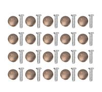 20 Set Drawer Handles and Knobs Small Mini Boxes Knobs with Screws Hardware Parts Mushroom Pulls Handles Knobs for Jewelry Boxes Tables Cabinet