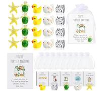 20 Set Employee Appreciation Gifts Bulk for Colleagues,Positive Affirmation Cards with Resin Animals Multipack Inspirational Gift for Women Students Colleagues Staff (MIX)