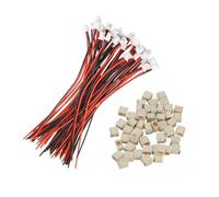 20 Set JST SH1.0mm 2 Pin Wire Connector, Male and Female Connector with 200mm Extension Cable AWG 28