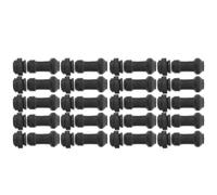 20 Set Motorcycle Brake Caliper Pin Rubber Boot Dust Cover | Black Rubber Set, Long-distance Travel and Light Offroad Water Crossings, Debris-blocking Waterproof Fit