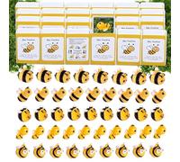 20 Set Positive Bee Gifts Bulk Employee Appreciation Gifts Box Breathing Gift Bulk for Coworker Team Back to School Desk Pets Thank You Teacher Student Bee Ornaments with Cheer up Card Box