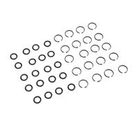 20 Sets 1/2" Retention Ring Clip Socket Impact Wrench Ring Removable Impact Wrench O-Ring Accessories