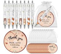 20 Sets Baby Shower Favors Gifts for Guests Include 20 Cute Animal Ballpoint Pens 20 Thank You Greeting Cards 20 Organza Bags Baby Shower Party Favors Gender Reveal Souvenirs Prizes Birthday Gift