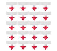 20 Sets Chicken Nipple Waterer Automatic Water Feeding Cups with T Joints for Chickens Quails Pigeons, Stainless Steel and PP Drip - Free Poultry Watering System (G3/2)