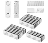 20 Sets Magnetic Name Tags Reusable, Name Badge Magnets Adhesive Backing Strong Magnetic Badge Holder for Classroom Students Office Workers Magnet ID Badge for Clothing Uniforms Shirts Clothes