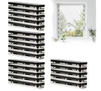 20 Sets Magnetic Strips Self Adhesive, Mosquito Magnetic Fly Screen Window, Magnets Fixings Clips for Window Fly Screen, Door Curtains, Insect Net, Mesh Curtains (45 x 13mm)