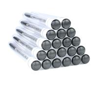 20 Sets Mascara Wands Tube Set Reusable Lash Spoolies Tube Diamond Eyelash Brush Tubes Spoolies Lash Extension Brushes Applicators Makeup Tools (sky-Black)