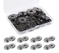 20 Sets Metal Sew on Snap Buttons Sew-On Snaps Large Snaps 25 mm Press Buttons for Sewing Clothing