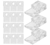 20 Sets Mirror Hangers for Wall Frameless Glass Clips with Screws