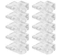 20 Sets Mirror Hanging Kit Clips for Frameless Glass Wall Mount