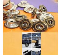 20 Sets, No-Sew Dungaree Buttons - Jean Tack Buttons Antique/Suspender Snap Buttons Bachelor Buttons Replacement Kit with Rivets for Jean Tack Clothes Pants Belts Sweaters - Metal