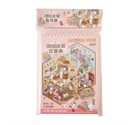 20 Sets Scene Sticker Book for Kids,DIY 3D House Stickers,Fun DIY Stickers Scene Make Your Own Supermarket,Coffee Shop,Miniature 3D Landscaping Sticker for Relief Stress Pass The Time